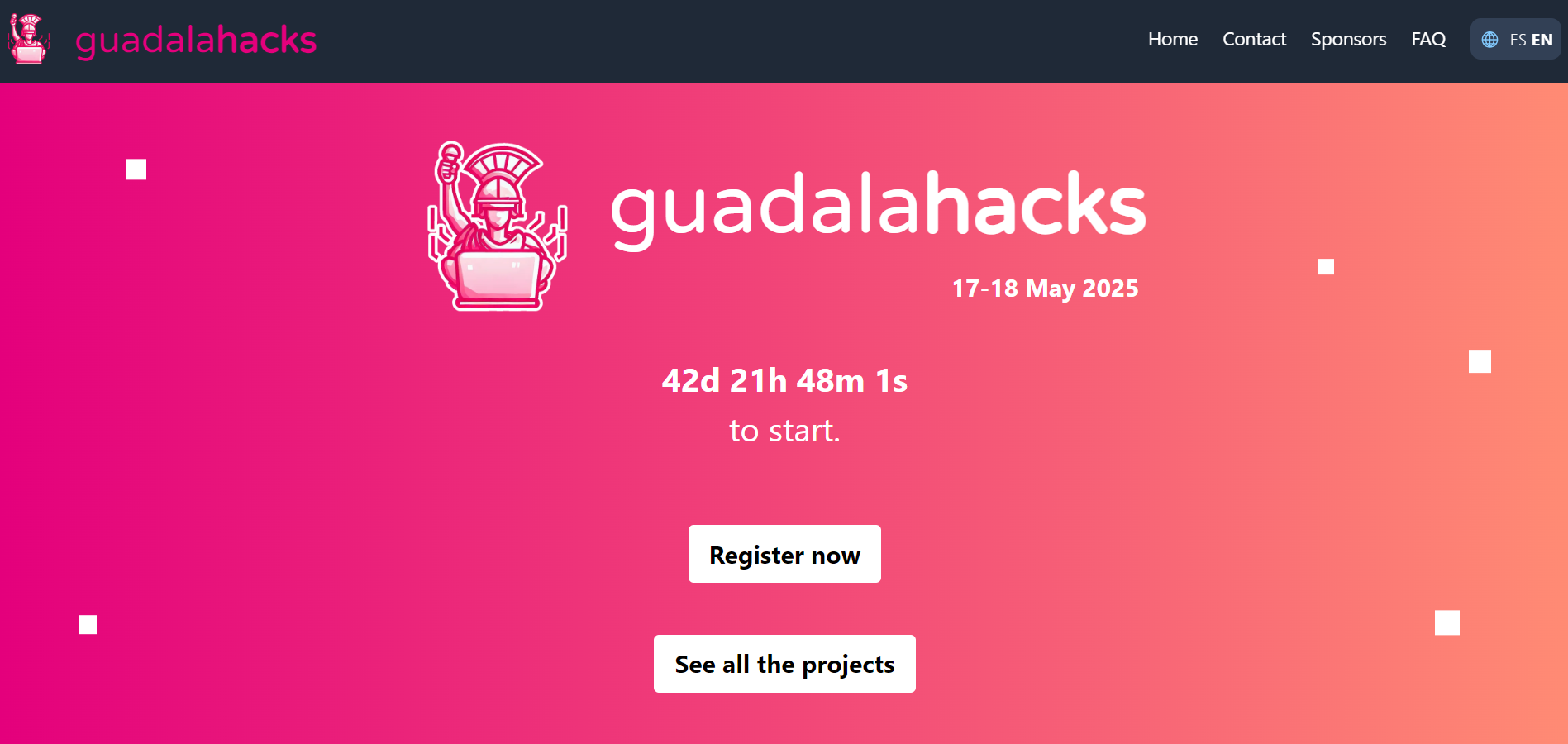 GuadalaHacks website